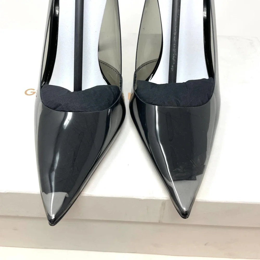 Good American Cinder-F*CKING-RELLA Pump In Light Smoke Size 7.5 New